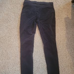 Old Navy Rockstar Velvet Navy Pants